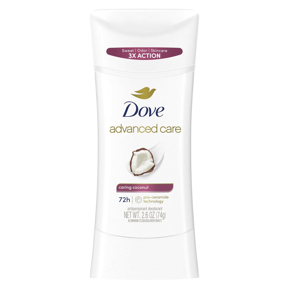 Dove Deodorant Caring Coconut (2.6 oz)/12pk
