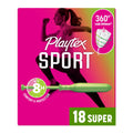 Super Tampons for Women, Feminine Care, Playtex Tampon with 360 Leak Defense/12pk