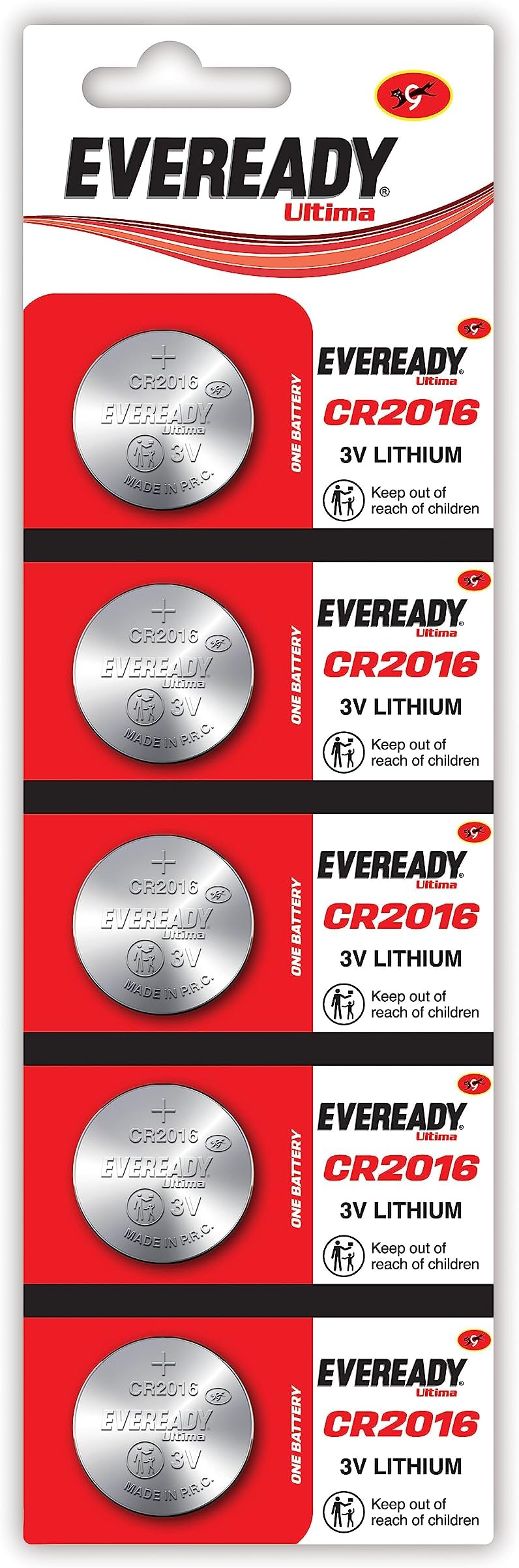 Eveready #2016bp-2pk 3V Lith — Case of 120