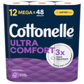 Cottonelle Ultra Comfort Toilet Paper (12 Mega Rolls)/4pk