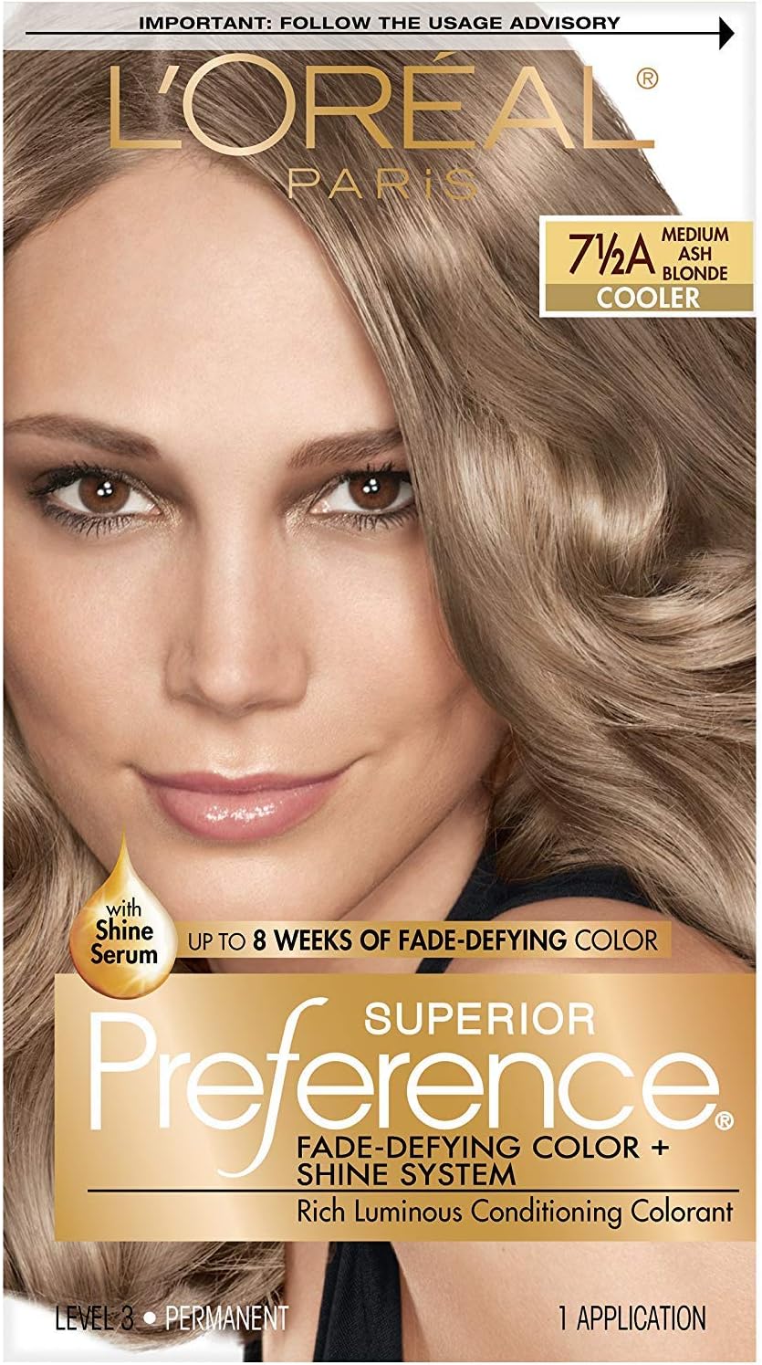 L'Oreal Preference #7-1/2a Med Ash Blnd — Case of 12