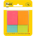 Post-it 1.5x2in 4 pk #653-4af — Case of 48