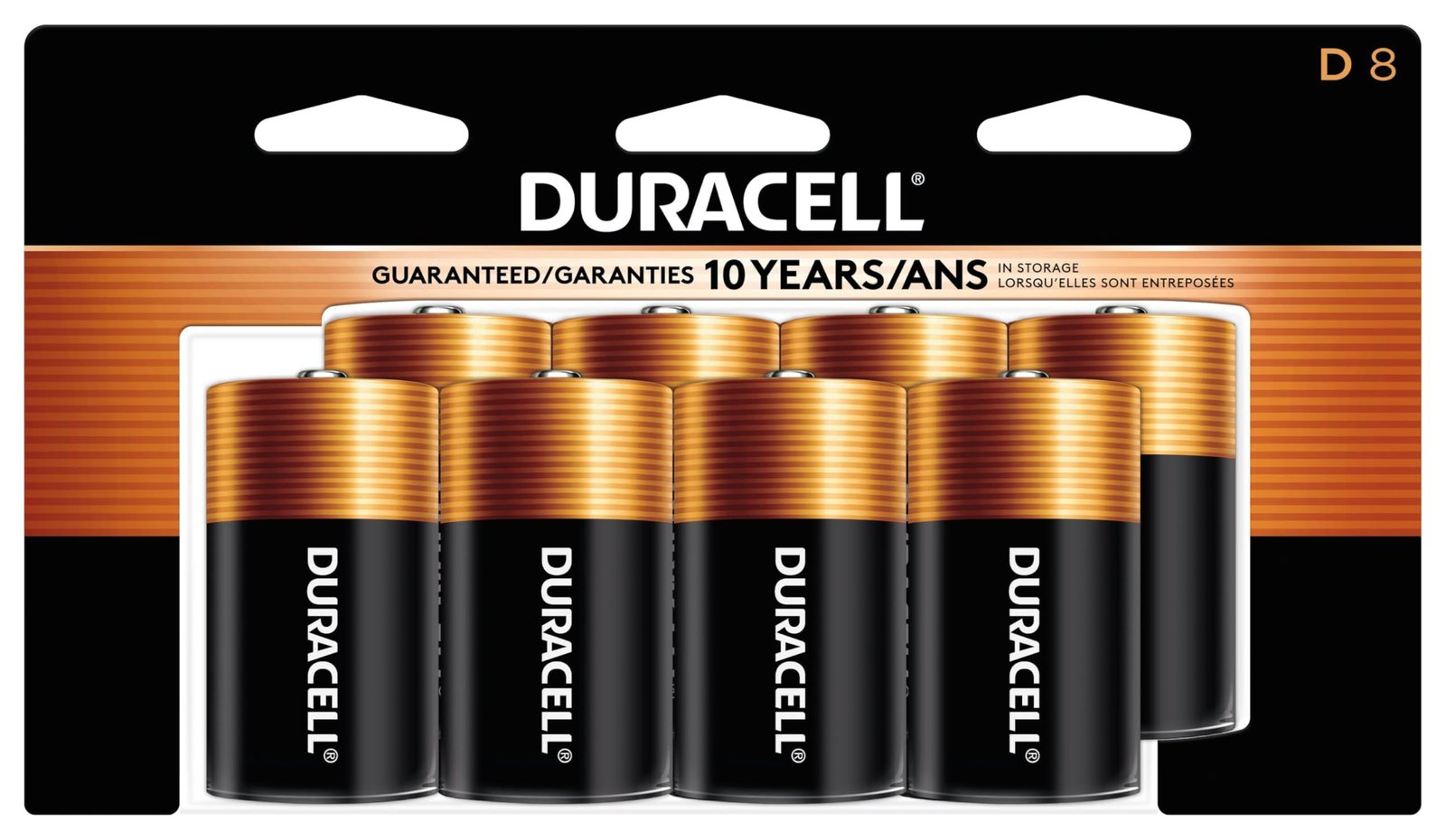 Duracell D Batteries (8 Pack)/12pk