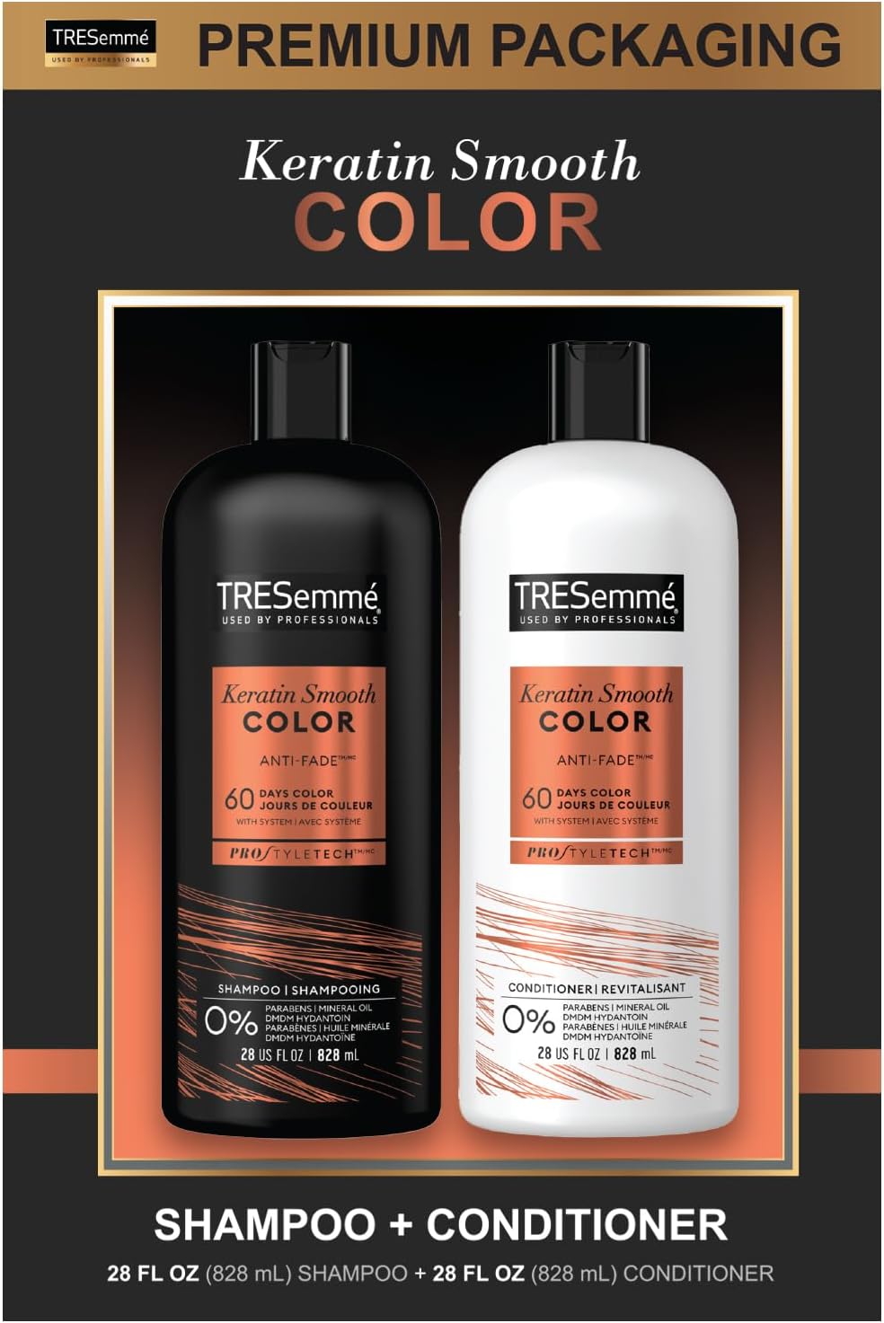 TRESemme Keratin Color Shampoo, 28 oz — 6 Per Case