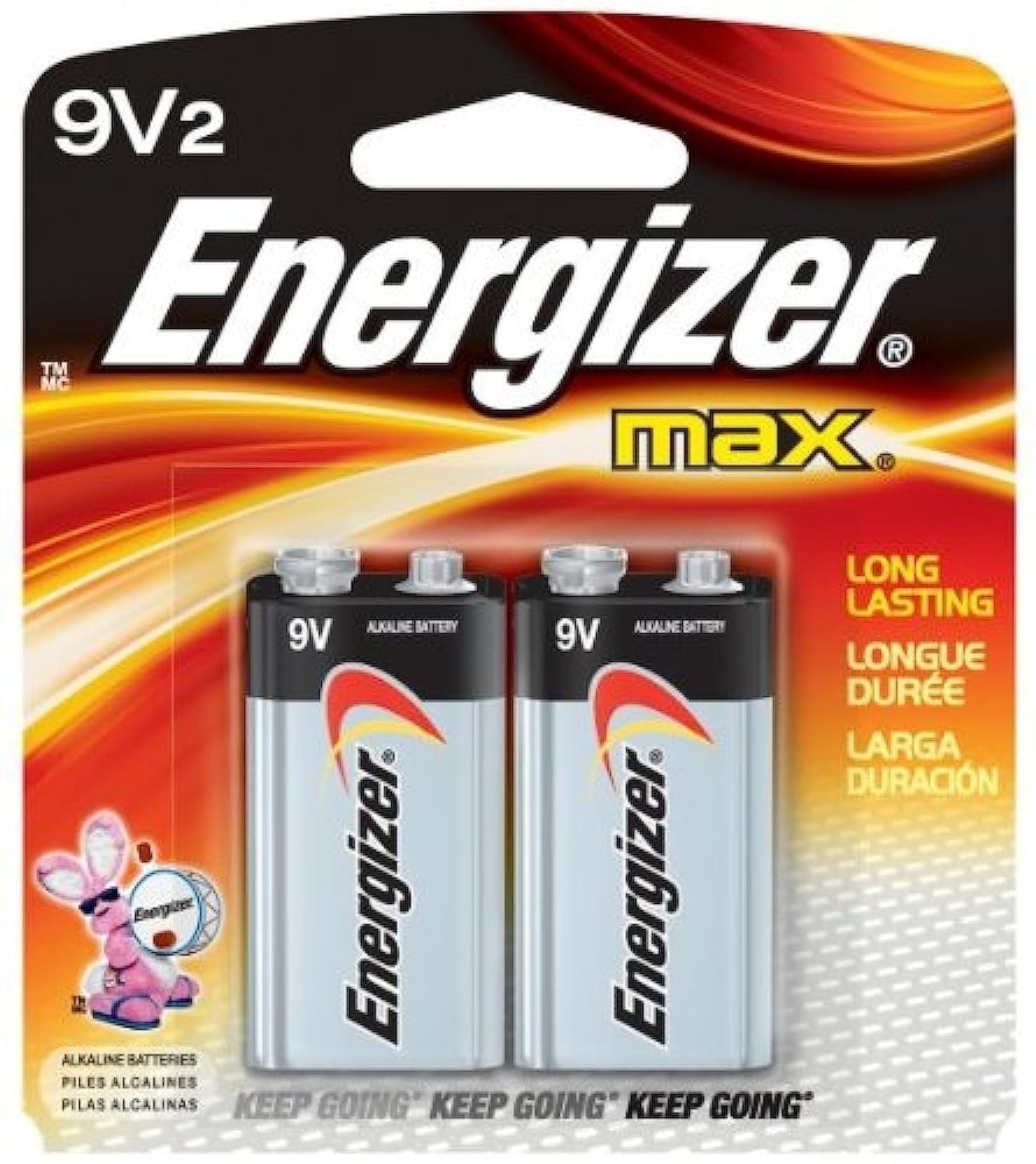 Energizer 9V Batteries (2 Count)/24pk