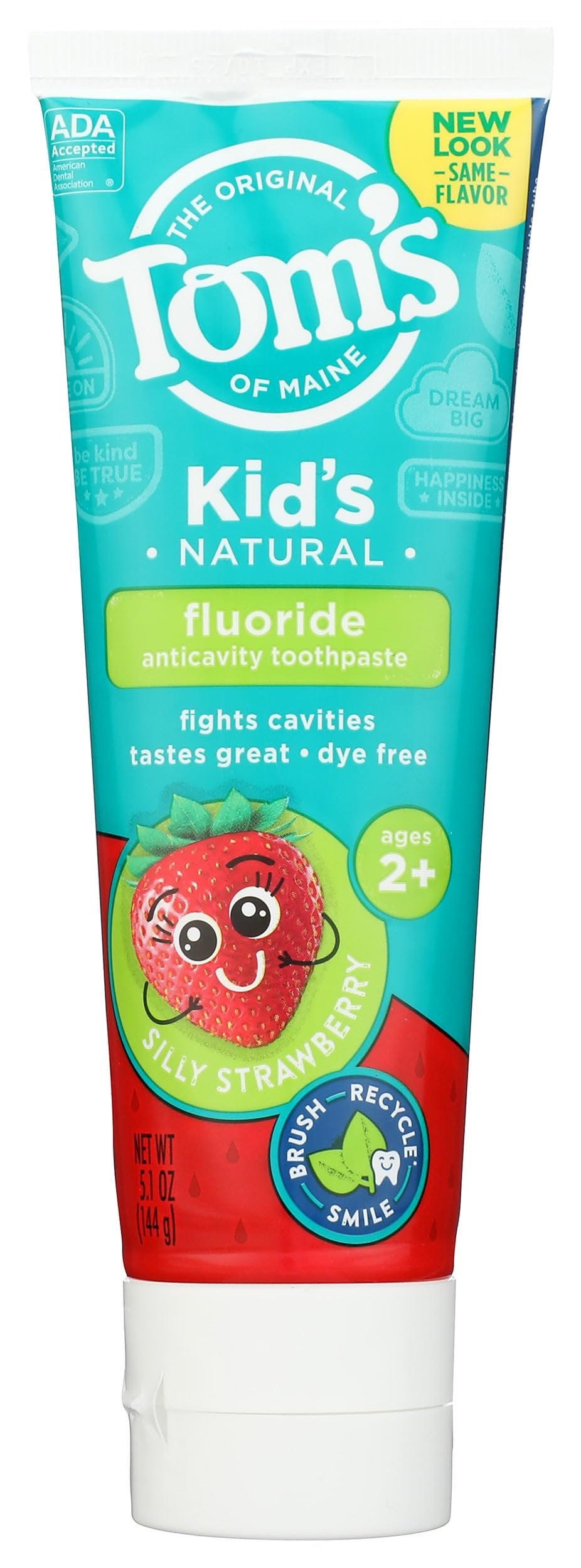 Tom’s of Maine Kids Toothpaste Silly Strawberry (5.1 oz)/24pk