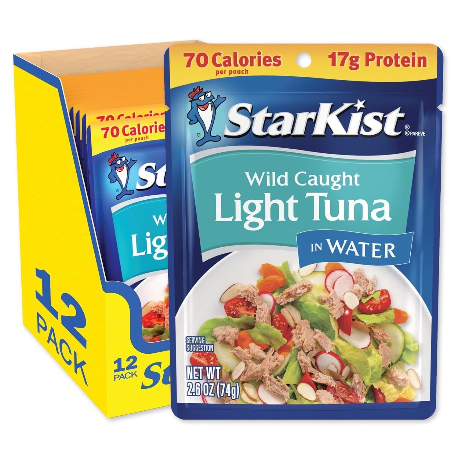 StarKist Chunk Light Tuna Pouch (2.6 oz, 12-pack)/12pk