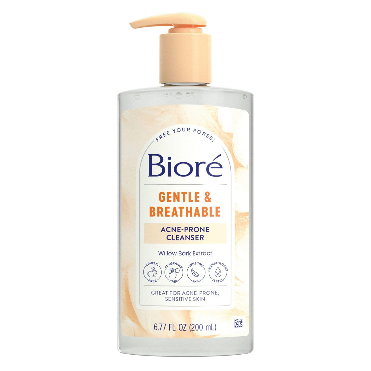 Biore Gentle Acne Face Wash (6.77 oz)/12pk