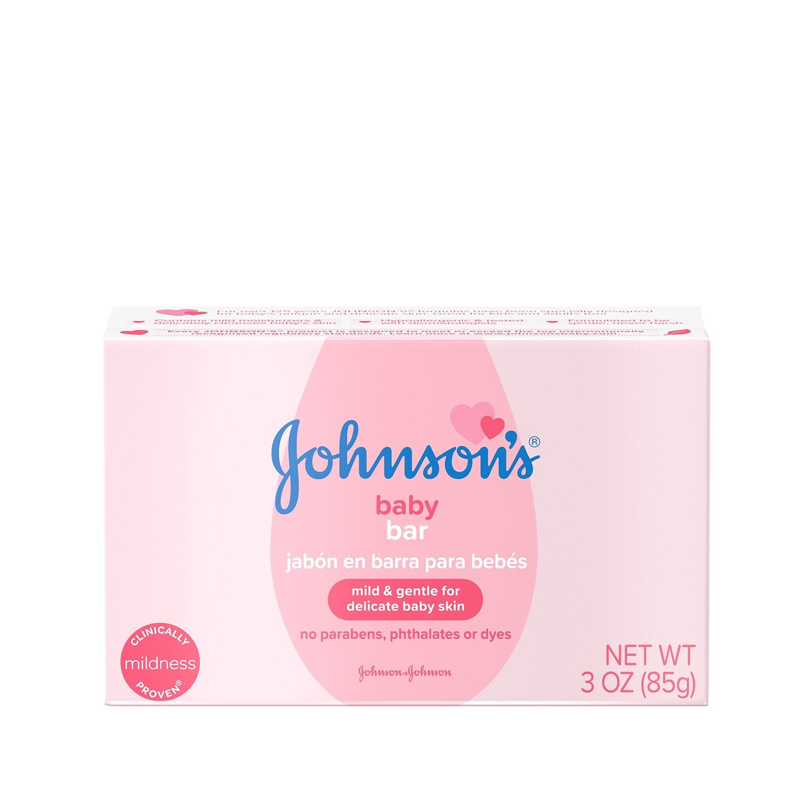 Johnson's Baby Soap Bar (3 oz)/24pk