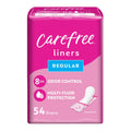 Carefree Panty Liners Regular Wrapped (54 ct)/4pk
