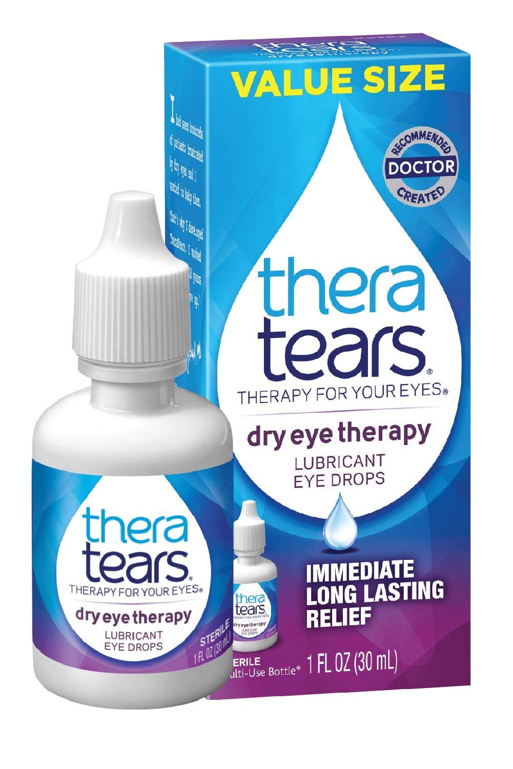TheraTears Eye Drops for Dry Eyes (1 oz)/24pk