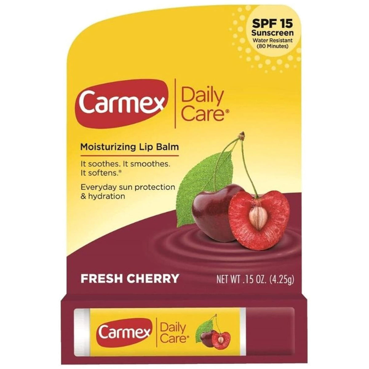 Carmex Lip Balm Cherry Card .35 — Case of 144