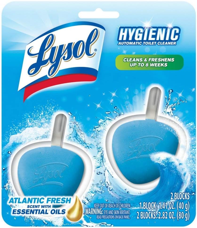 Lysol Bowl No-Mess 2 pk Ocean Fresh — Case of 4
