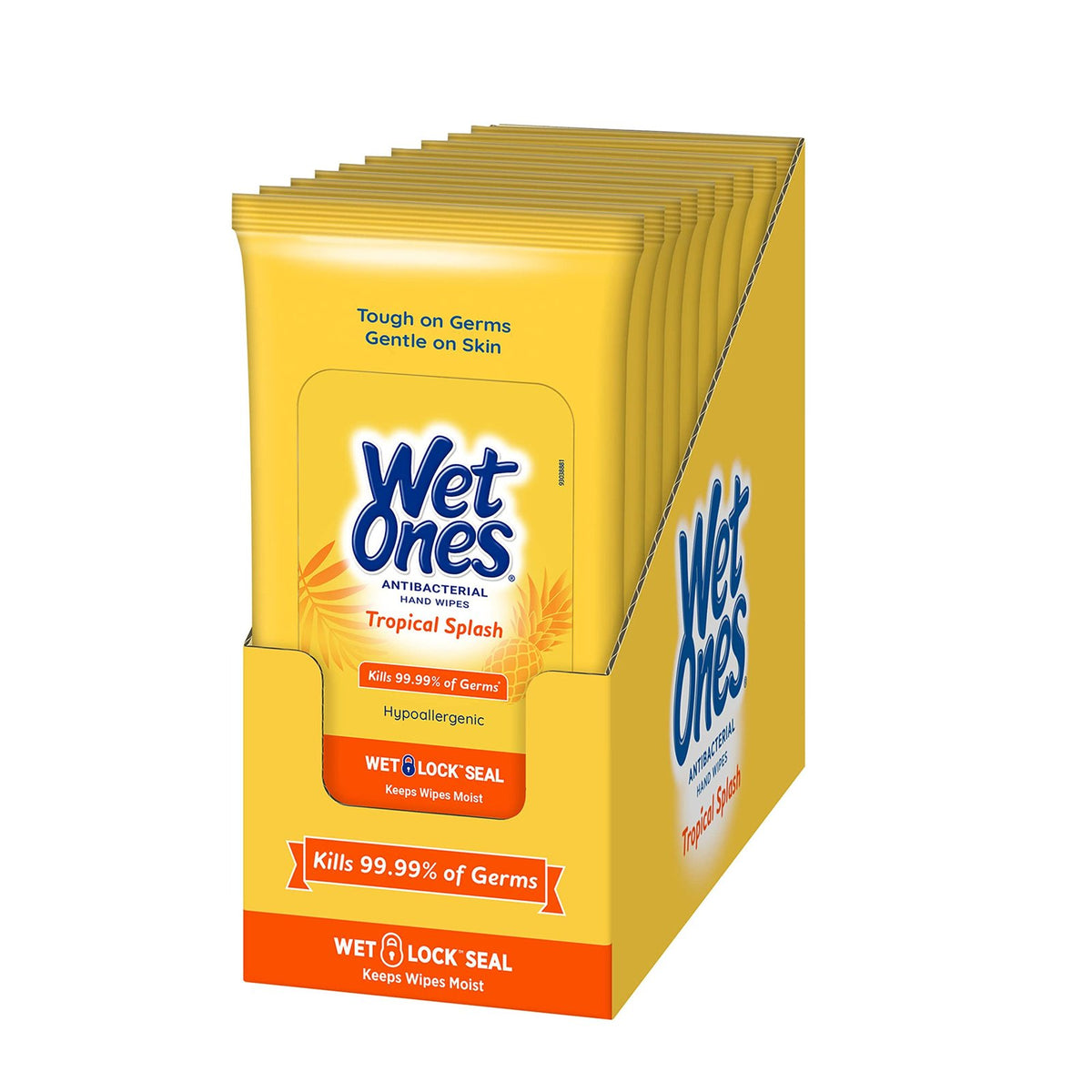 Wet Ones Hand Wipes Tropical Splash (20 Count, 10 Pack)/10pk