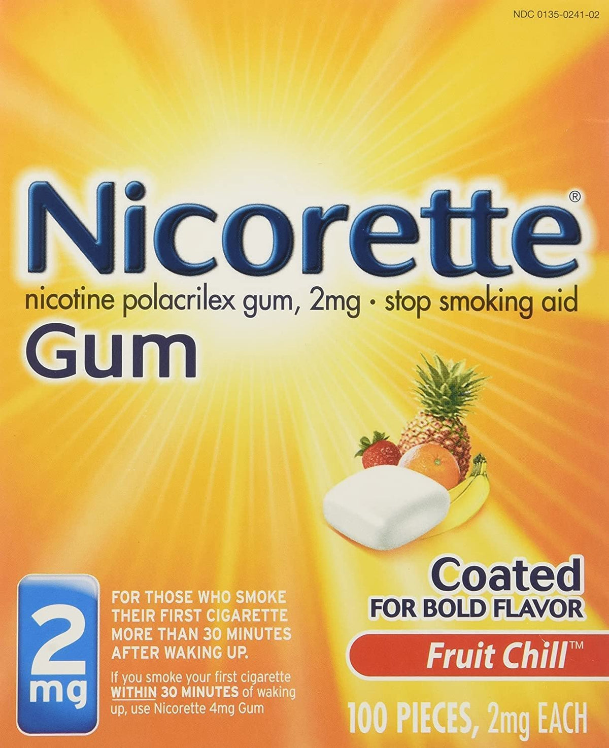 Nicorette Gum (100 Count)/12pk