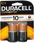 Duracell Coppertop Alkaline Battery C Size (2-pack)/48pk