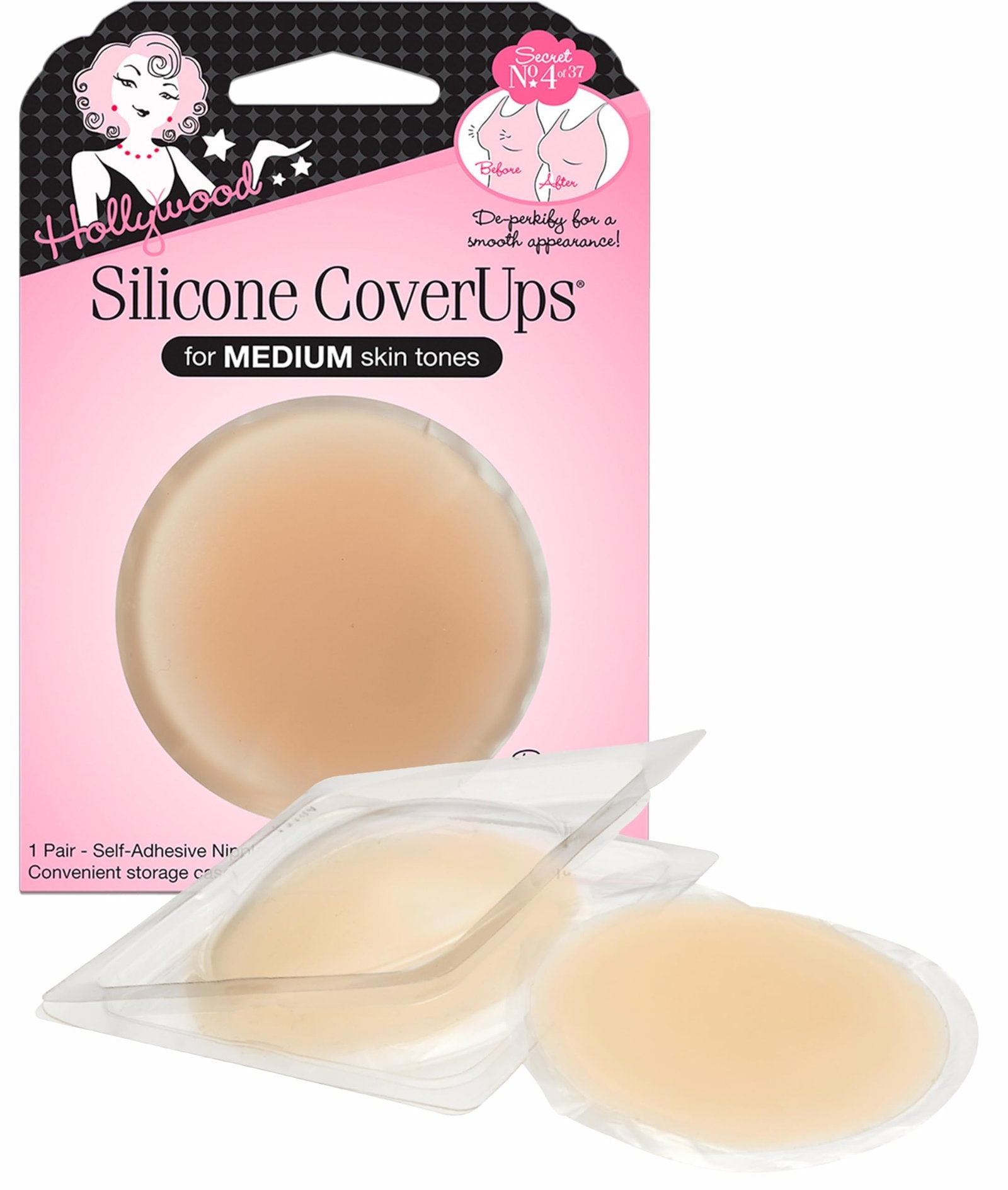 Hollywood Fashion Secrets Silicone Coverups/12pk