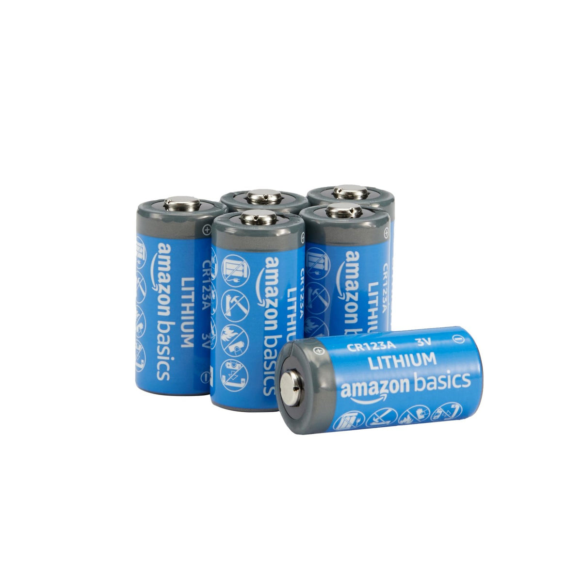 Amazon Basics CR123A Lithium Batteries (6-pack)/24pk