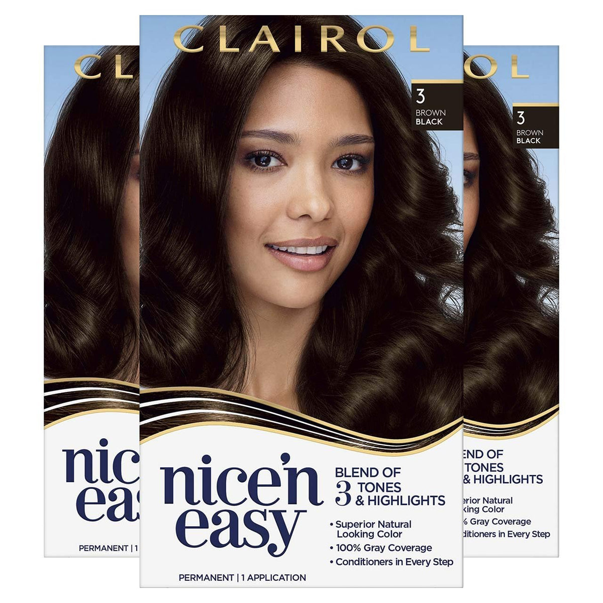 Clairol Hair Dye (Brown Black)/12pk
