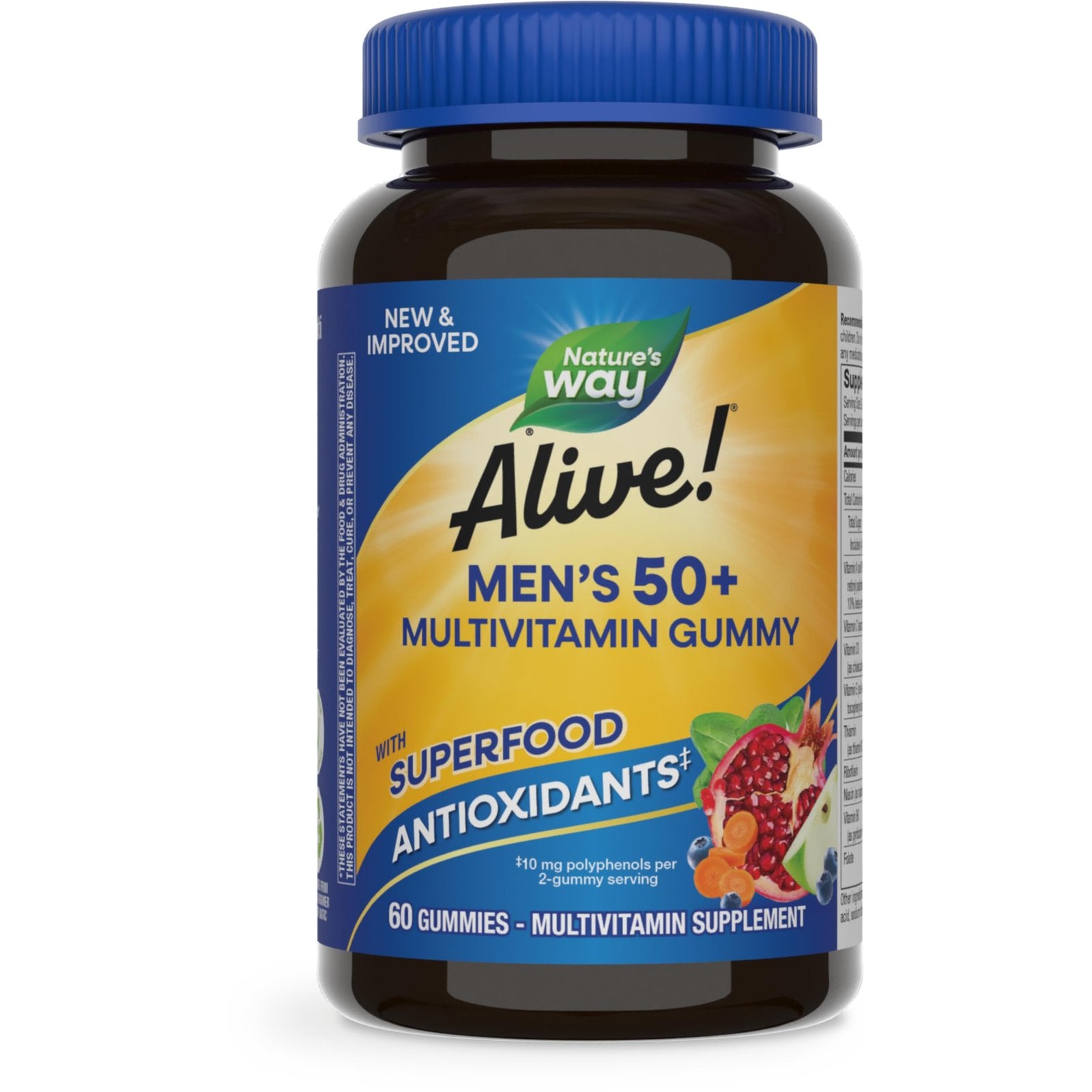 Nature's Way Alive! Men’s 50+ Gummies (60 ct)/12pk