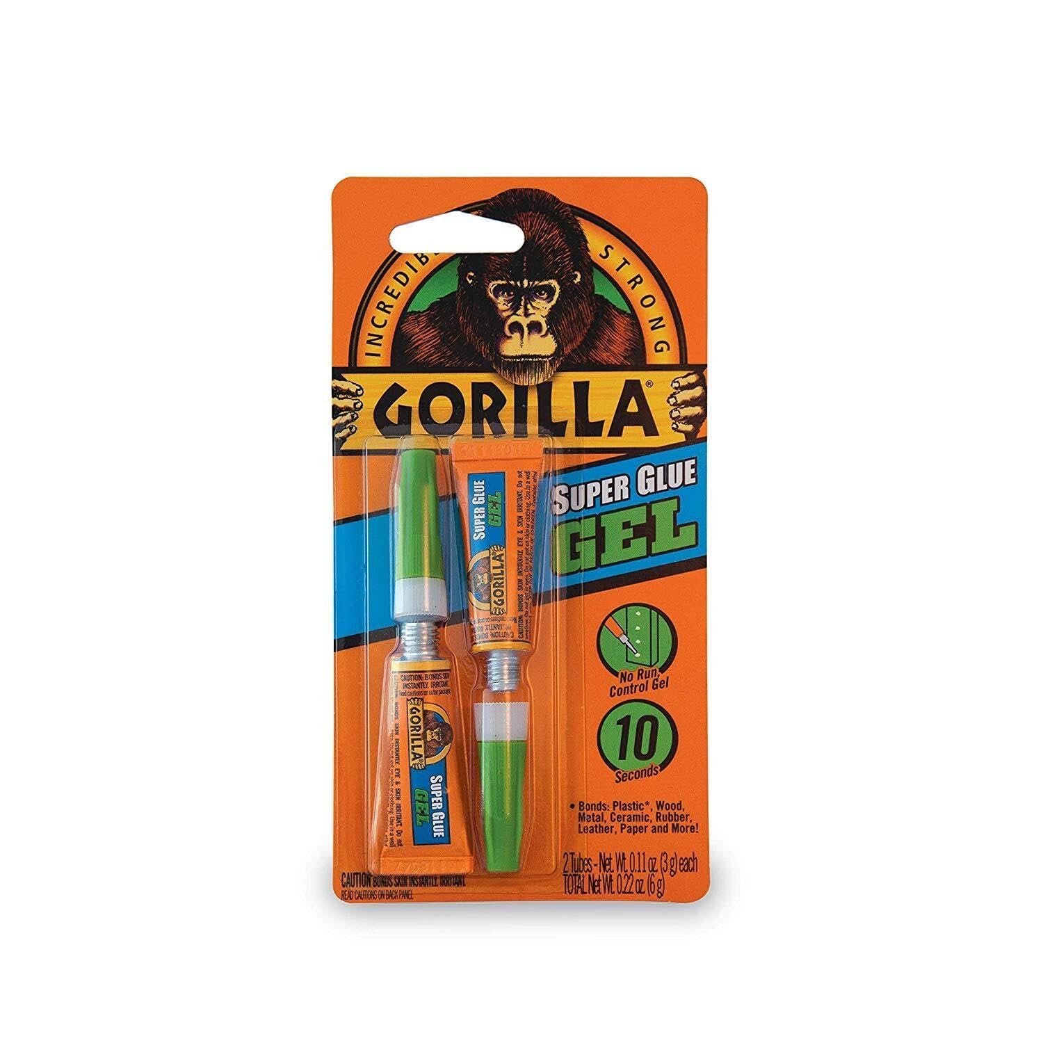 Gorilla Super Glue Gel (2 pk)/10pk