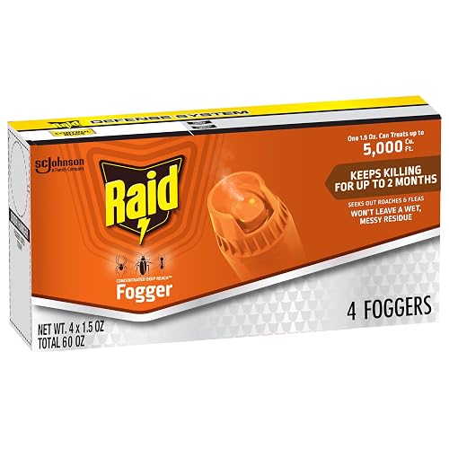 Raid Concentrated Fogger, 6 Pack, 1.5 Ounce — 4 Per Case