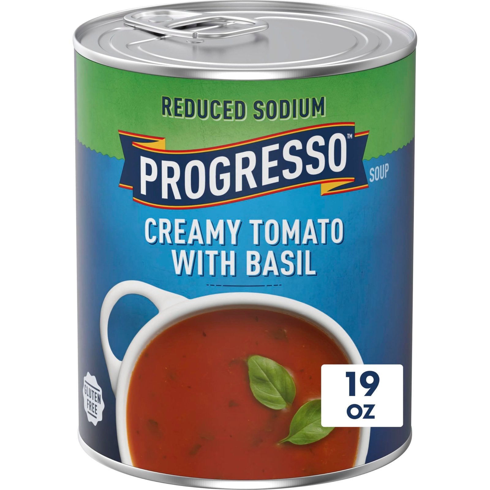 Progresso Reduced Sodium Soup, Creamy Tomato Basil (19 oz)/12pk