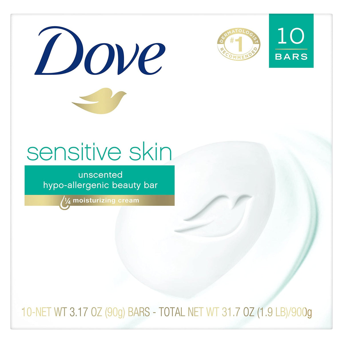 Dove Bar Soap Sensitive Skin (31.7 oz)/6pk