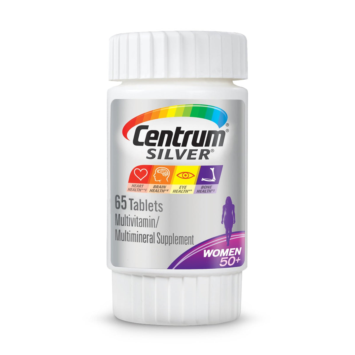 Centrum Silver Women’s Multivitamin 50+ (65 Count)/12pk