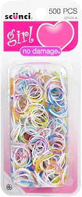 Scunci 2 Tone Polybands, 500 Count — 48 Per Case