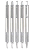 Zebra F-701 Stainless Steel Pen Black Ink (5-pack)/72pk