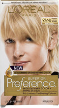 L’Oréal Superior Preference Hair Color 9½NB Lightest Natural Blonde (Pack of 4)/12pk