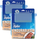 Ziploc Endurables Medium Pouch Twin Pack, 16 oz — 12 Per Case