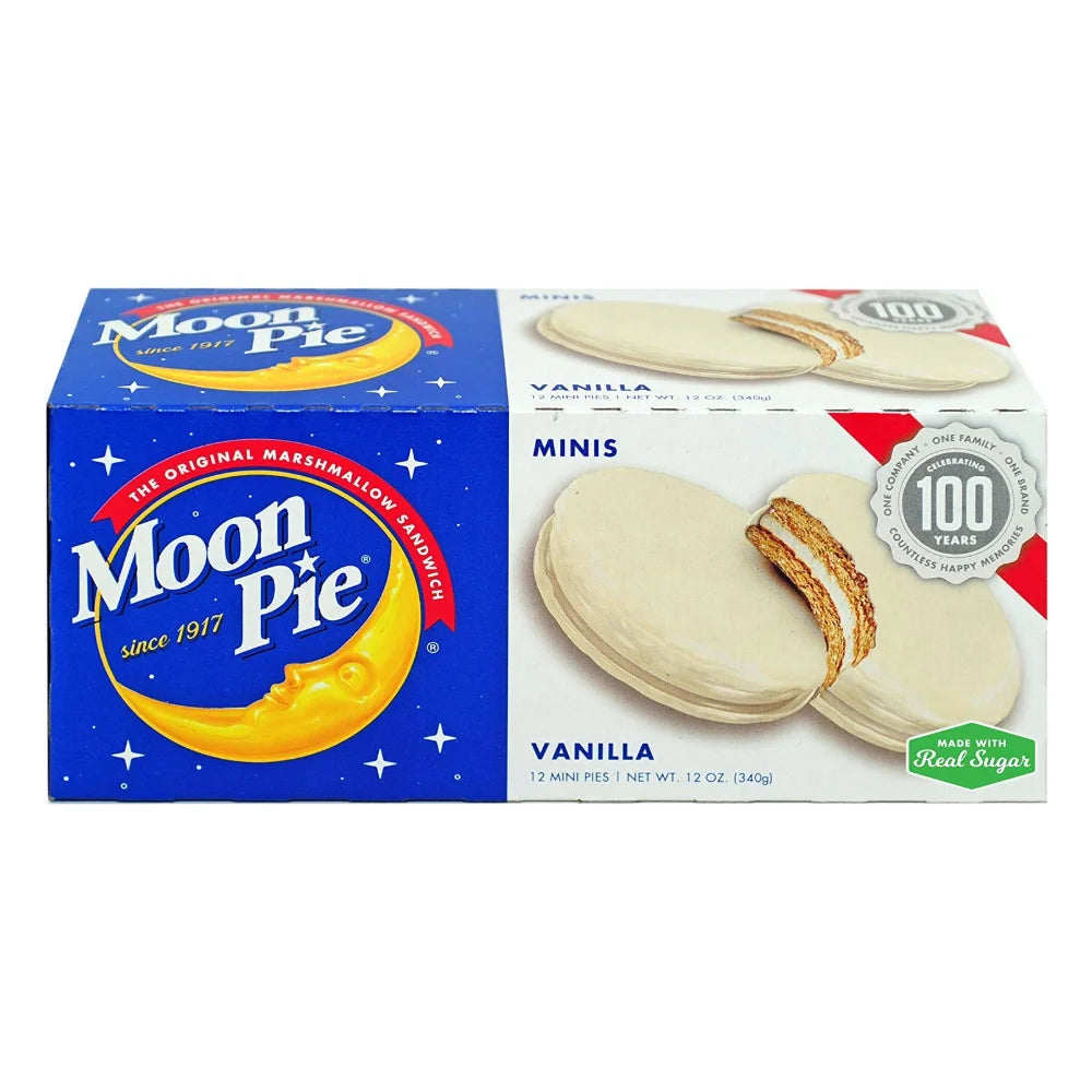 MoonPie Vanilla Mini Pies, 12 Ounce — 8 Per Case