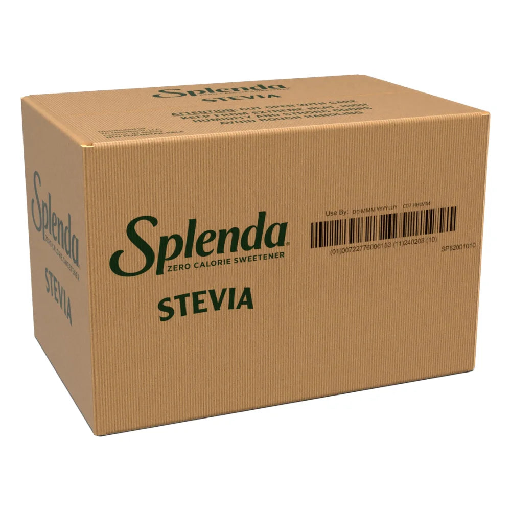 Splenda Stevia Sweetener Packets — 1000 Per Case