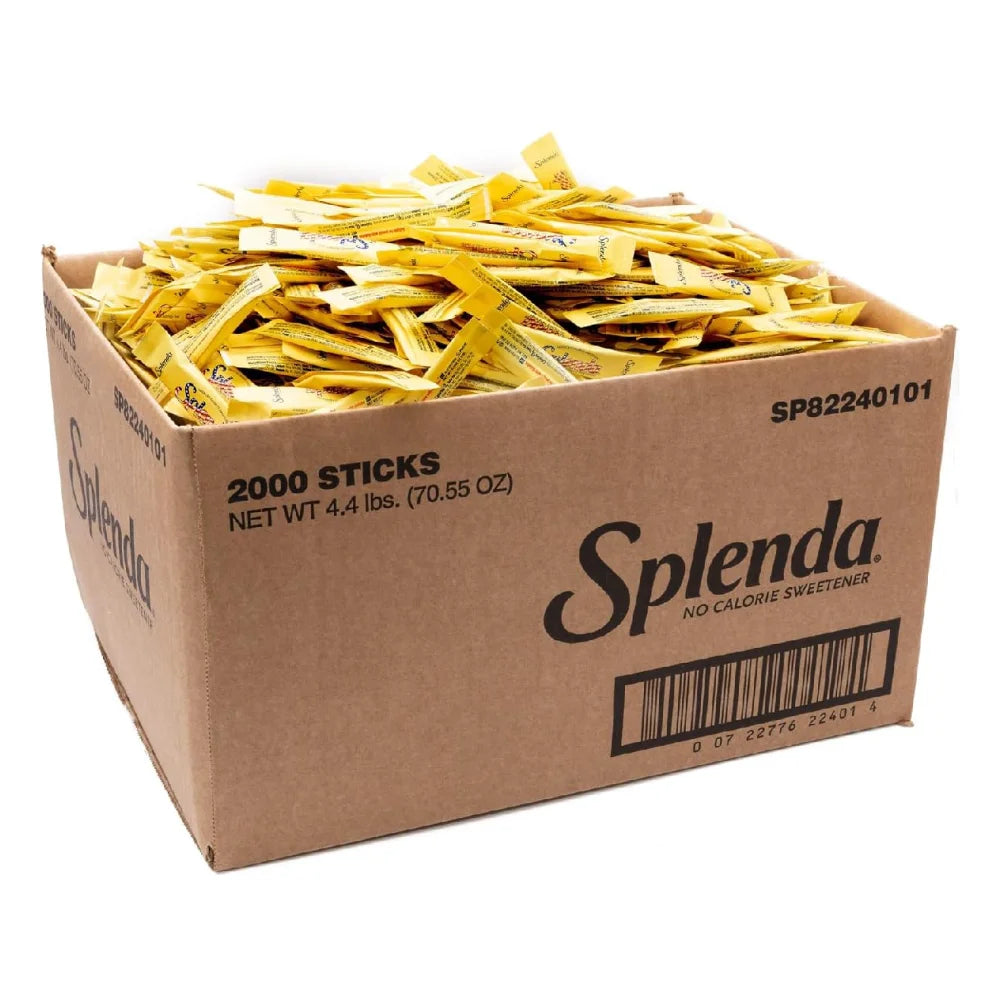 Splenda No Calorie Sweetener Sticks, 2000 Count — 1 Per Case