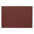 ACR 9.25 Inch X 13.25 Inch Burgundy Placemat — 1 Per Case