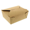 ACR 6 Inch X 4.75 Inch X 2.5 Inch #8 Kraft Folded Takeout Box — 6 Per Case