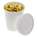 ACR White Paper Food Container And Lid Combo, 32 Ounce — 250 Per Case