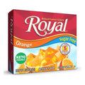 Royal Sugar Free 5 Calorie Orange Flavored Gelatin Mix, 0.32 Ounce — 12 Per Case