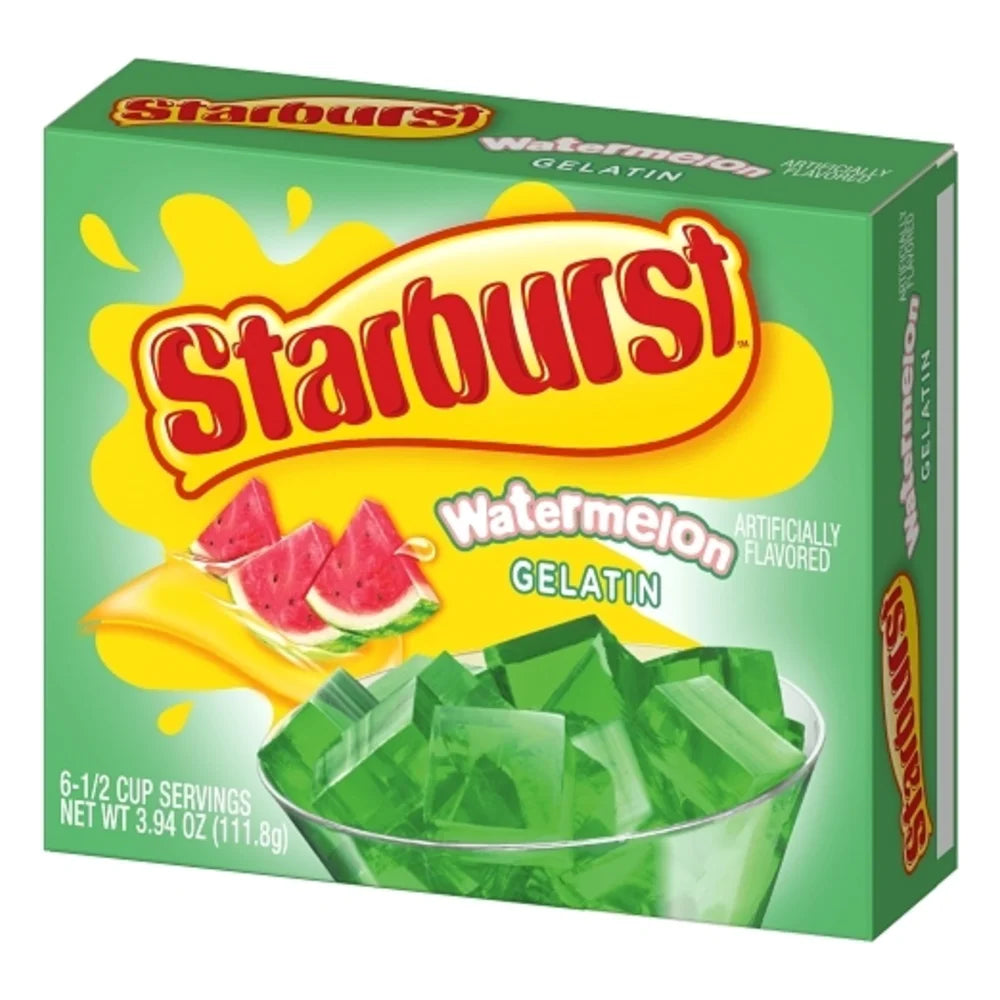 Starburst Watermelon Flavored Gelatin Mix, 3.94 Ounce — 12 Per Case