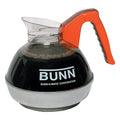 Bunn Orange Handle Easy Pour Glass Decaffeinated Coffee Decanter, 24 Count — 1 Per Case