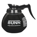 Bunn Black Handle 12 Cup Glass Coffee Decanter, 3 Count — 1 Per Case