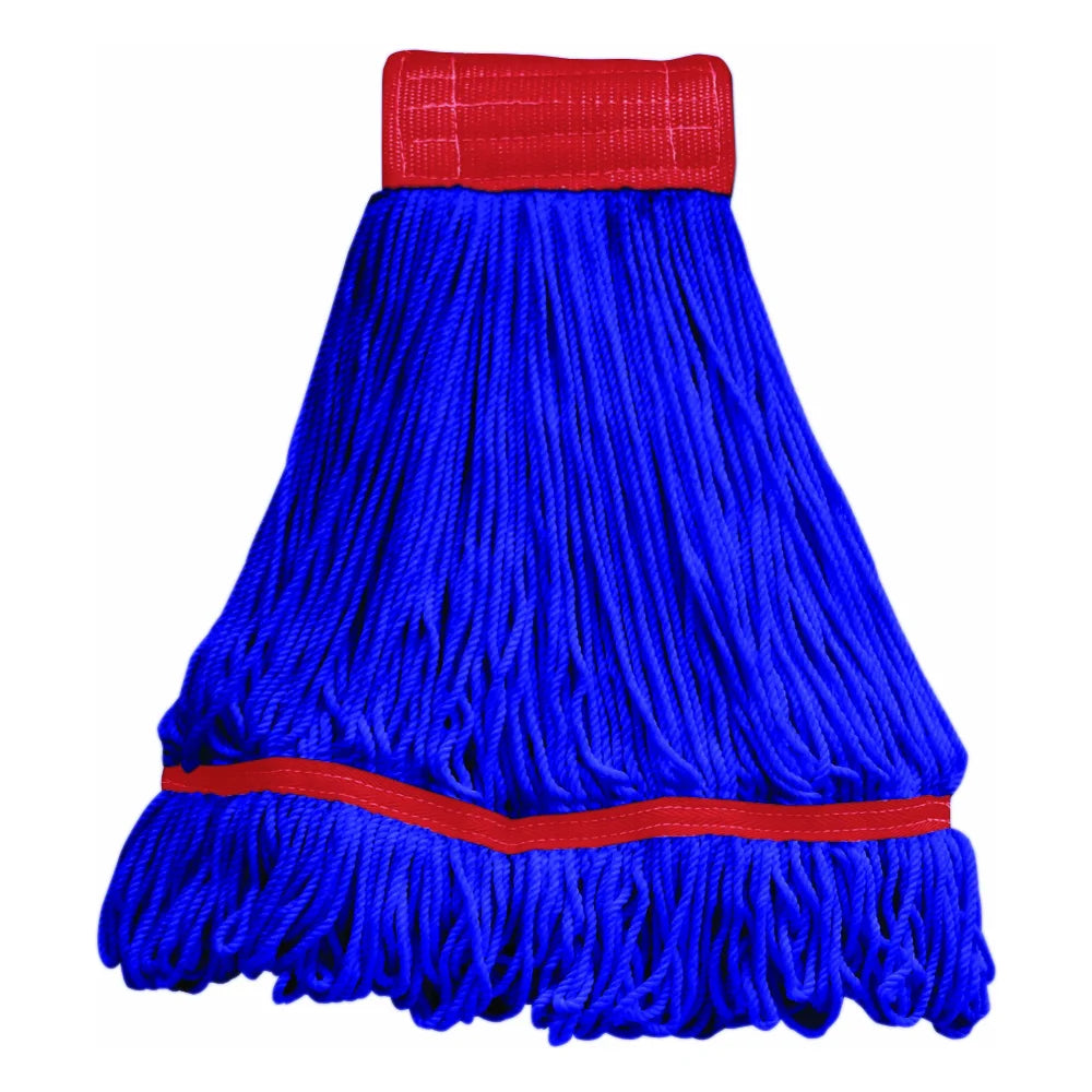 O-Cedar Commercial Maxi Plus Microfiber Loop End Blue, Medium — 1 Per Case
