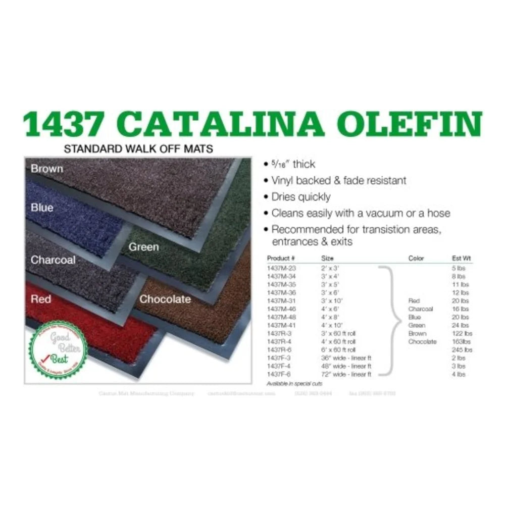 Cactus Mat Catalina Charcoal Mat — 1 Per Case
