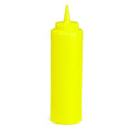 Tablecraft Yellow Dispenser Squeeze Bottle, 12 Ounce — 1 Per Case