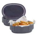 Tablecraft Cash & Carry Chicago Basket Black, 12 Count — 1 Per Case