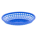 Tablecraft Plastic Basket Oval Royal Blue, 36 Each — 1 Per Case