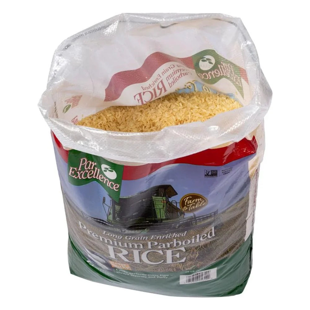 Producers Rice Mill Par Excellence Parboil Milled Rice, 25 Pound — 1 Per Case