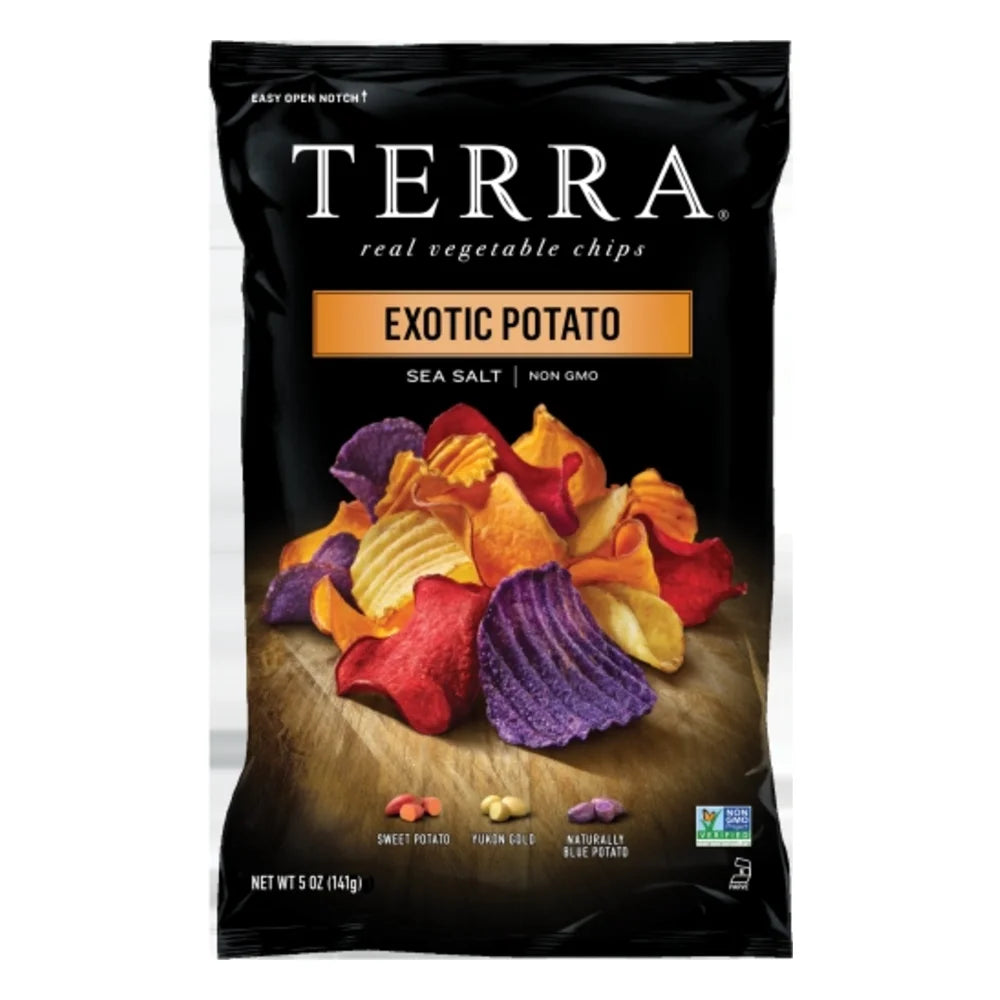 Terra Exotic Chip Potato, 5 Ounce — 12 Per Case